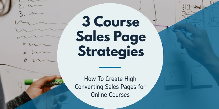 AB 3 Types of Course Sales Pages
